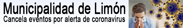 Municipalidad de Limón toma medidas ante la alerta del Coronavirus 